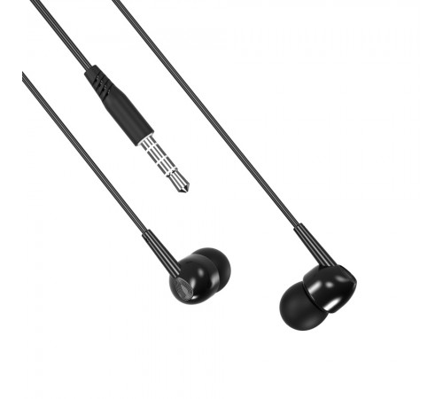 Гарнітура XO EP37 In-ear Earphone Black (6920680877881)