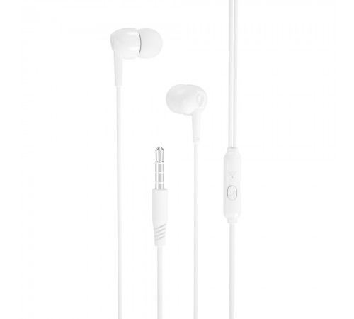 Гарнітура XO EP37 In-ear Earphone White (6920680877898)