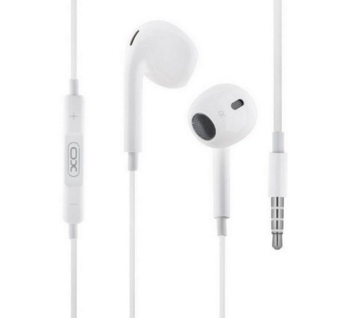 Гарнітура XO EP43 In-ear Earphone White (6920680879175)