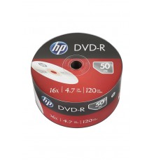 Диски DVD-R HP (69303 /DME00070-3) 4.7GB 16x, без шпинделя, 50 шт