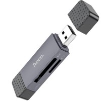 Картрідер Hoco HB45 Spirit 2-in-1 USB/USB Type-C 2.0 Black (6942007620512)