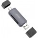 Картрідер Hoco HB45 Spirit 2-in-1 USB/USB Type-C 2.0 Black (6942007620512)