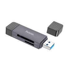 Кардрідер Hoco HB45 Spirit 2-in-1 USB-USB Type-C 3.0 Black (6942007620529)
