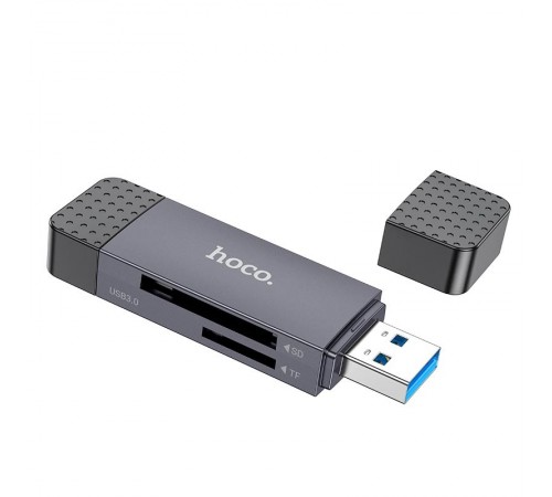 Кардрідер Hoco HB45 Spirit 2-in-1 USB-USB Type-C 3.0 Black (6942007620529)