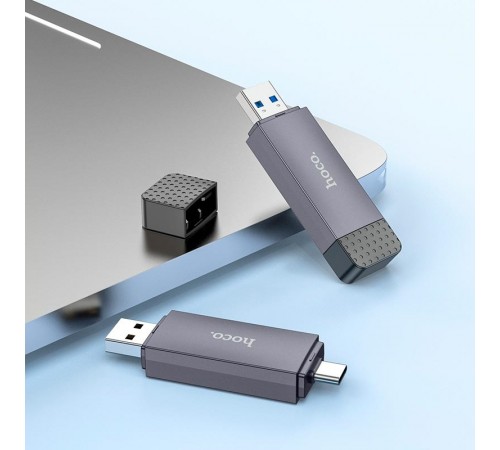 Кардрідер Hoco HB45 Spirit 2-in-1 USB-USB Type-C 3.0 Black (6942007620529)