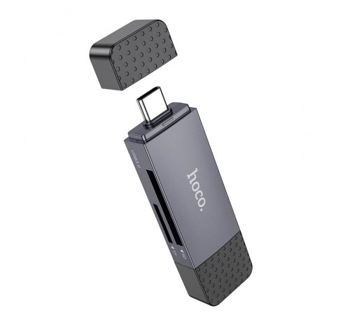 Кардрідер Hoco HB45 Spirit 2-in-1 USB-USB Type-C 3.0 Black (6942007620529)