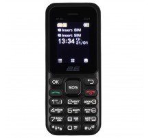 Мобiльний телефон 2E S180 2024 Black (694743653885)