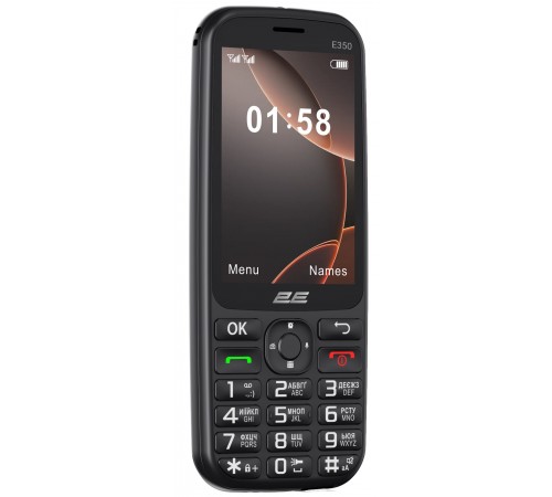 Мобiльний телефон 2E E350 Black (694743656879)