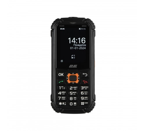 Мобiльний телефон 2E R240 2025 Dual Sim Black (694743657623)