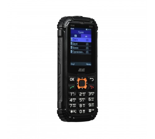 Мобiльний телефон 2E R240 2025 Dual Sim Black (694743657623)