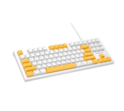 Клавіатура Aula F3032 KRGD Brown White (6948391201757)