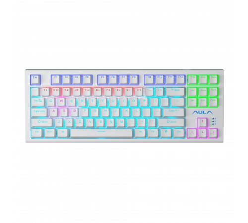 Клавіатура Aula F3032 KRGD Red White (6948391204680)