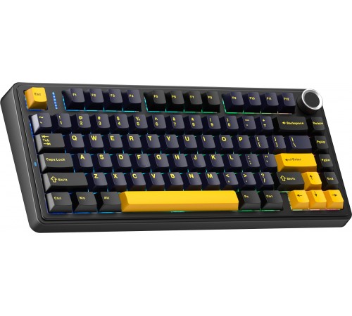 Клавіатура бездротова Aula F75 Black (6948391208626)