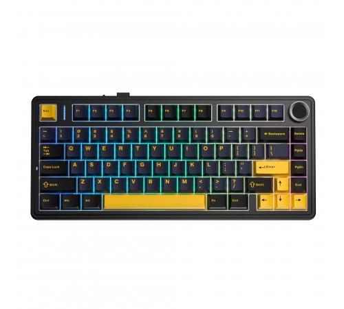 Клавіатура бездротова Aula F75 Black (6948391208626)