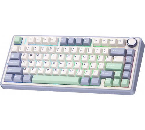 Клавіатура бездротова Aula F75 White (6948391208640)