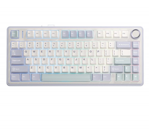 Клавіатура бездротова Aula F75 White (6948391208640)