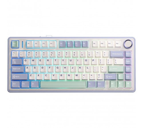 Клавіатура бездротова Aula F75 White (6948391208640)