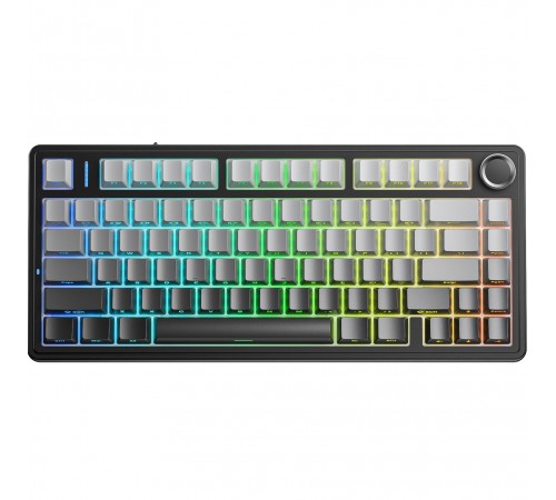 Клавіатура бездротова Aula F75 Gasket Reaper switch Black/Grey (6948391209913)