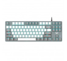 Клавіатура Aula Mechanical F3287 Grey/White keycap KRGD blue (6948391240954)