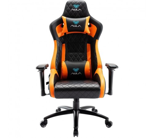 Крісло для геймерів Aula F1031 Gaming Chair Black/Orange (6948391286211)