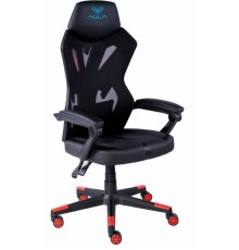Крісло для геймерів Aula F010 Gaming Chair Black/Red (6948391286228)