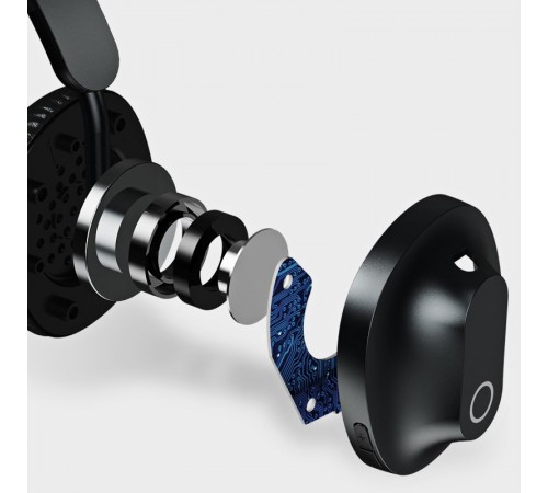 Bluetooth-гарнітура Remax RB-550HB HiFi Black (6954851229988)