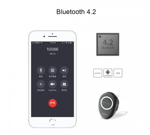 Bluetooth-гарнітура Remax RB-T22 Black (6954851288718)
