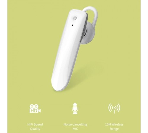 Bluetooth-гарнітура Remax RB-T1 White (6954851295457)