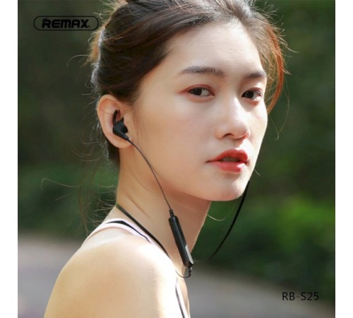 Bluetooth-гарнітура Remax RB-S25 Black (6954851295679)