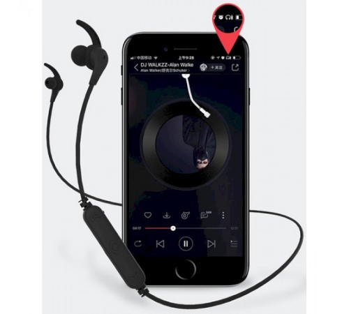 Bluetooth-гарнітура Remax RB-S25 Black (6954851295679)