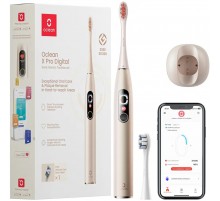 Розумна зубна електрощітка Oclean X Pro Digital Electric Toothbrush Champagne Gold (6970810552553)