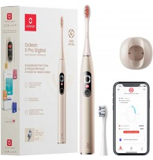 Розумна зубна електрощітка Oclean X Pro Digital Electric Toothbrush Champagne Gold (6970810552553)