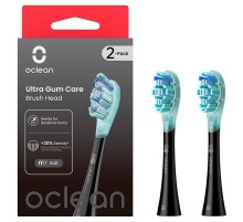 Насадка для зубної електрощітки Oclean UG02 B02 Ultra Gum Care Brush Black (2 шт) (6970810553567)