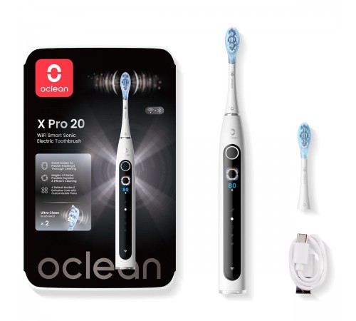 Розумна зубна електрощітка Oclean X Pro 20 Electric Toothbrush White (6970810556957)