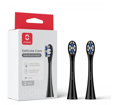 Насадка для зубної електрощітки Oclean X Kids P3K8 Black (2 шт) (6970810557398)