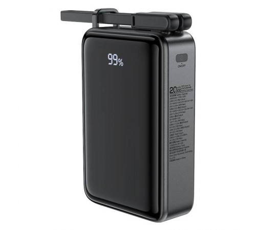 Універсальна мобільна батарея Acefast Magnetic M4 20000mAh 67W Black (6974316282723)