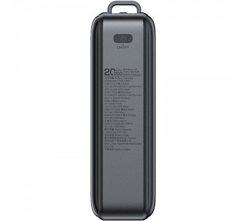 Універсальна мобільна батарея Acefast Magnetic M4 20000mAh 67W Black (6974316282723)