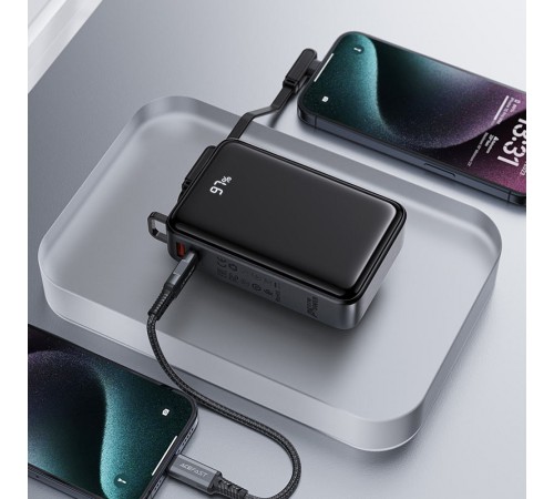 Універсальна мобільна батарея Acefast Magnetic M4 20000mAh 67W Black (6974316282723)