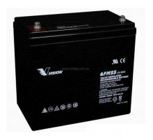 Акумуляторна батарея Vision 12V 55AH (6FM55E-X) AGM
