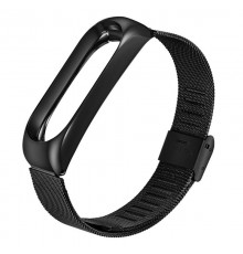 Ремінець BeCover Metal для Xiaomi Mi Band 4/3 Black (704651)