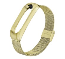 Ремінець BeCover Metal для Xiaomi Mi Band 4/3 Gold (704653)