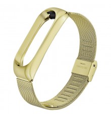 Ремінець BeCover Metal для Xiaomi Mi Band 4/3 Gold (704653)