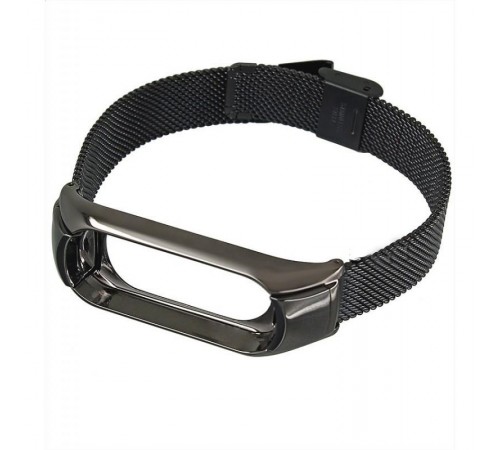 Ремінець BeCover Metal для Xiaomi Mi Smart Band 5/Mi Smart Band 6 Black (705146)