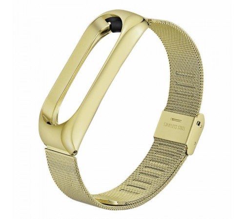 Ремінець BeCover Metal для Xiaomi Mi Smart Band 5/Mi Smart Band 6 Gold (705148)