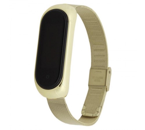 Ремінець BeCover Metal для Xiaomi Mi Smart Band 5/Mi Smart Band 6 Gold (705148)