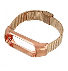 Ремінець BeCover Metal для Xiaomi Mi Smart Band 5/Mi Smart Band 6 Rose Gold (705149)