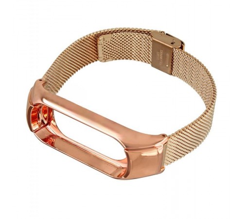 Ремінець BeCover Metal для Xiaomi Mi Smart Band 5/Mi Smart Band 6 Rose Gold (705149)