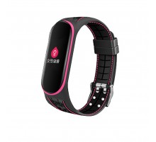 Ремінець BeCover у вигляді решітки для Xiaomi Mi Smart Band 5/Mi Smart Band 6/Mi Smart Band 7 рожевий (705163)
