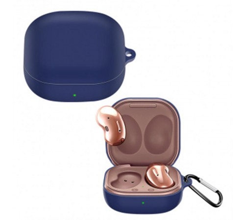 Чохол BeCover Silicon для Samsung Galaxy Buds 2/Buds 2 Pro/Buds Live/Buds Pro Deep Blue (705407)