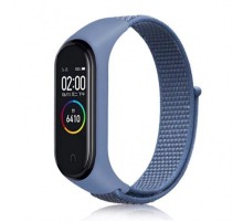 Ремінець BeCover Nylon Style для Xiaomi Mi Smart Band 5/Mi Smart Band 6 Blue (705417)